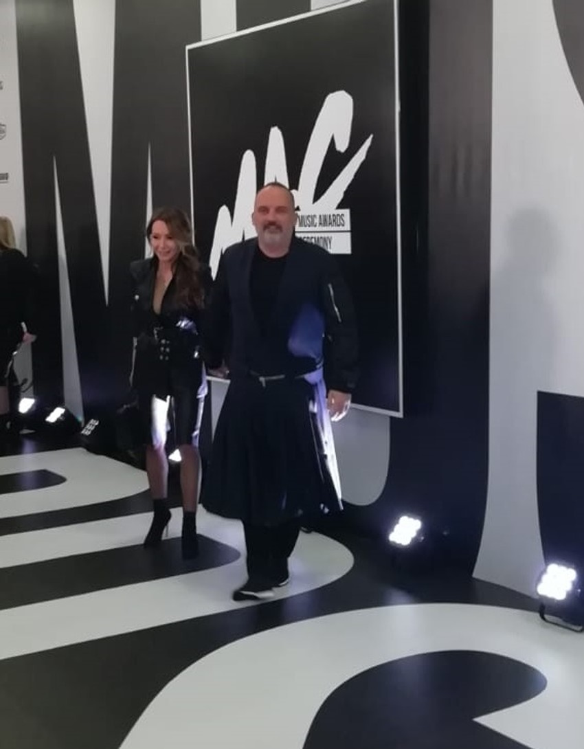 Toni Cetinski sa suprugom