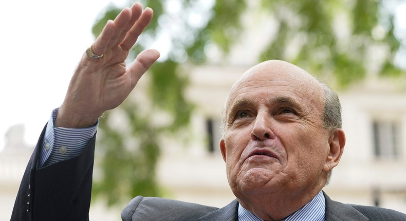 Former New York City mayor Rudy Giuliani on June 7, 2022, in New York.Mary Altaffer/Associated Press