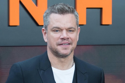 Matt Damon na londyńskiej premierze filmu Oppenheimer.