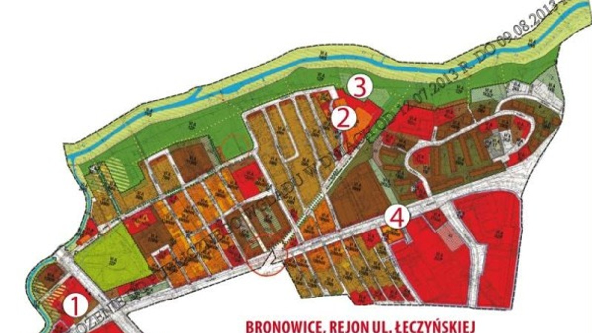 "MMLublin": Zmiana przeznaczenia działki przy Łęczyńskiej znalazła się w projekcie planu zagospodarowania terenów w rejonie ul. Łęczyńskiej. Plan dotyczy dużego terenu. - Zajmującego powierzchnię ok. 100 ha - precyzuje Beata Krzyżanowska, rzecznik prezydenta miasta.