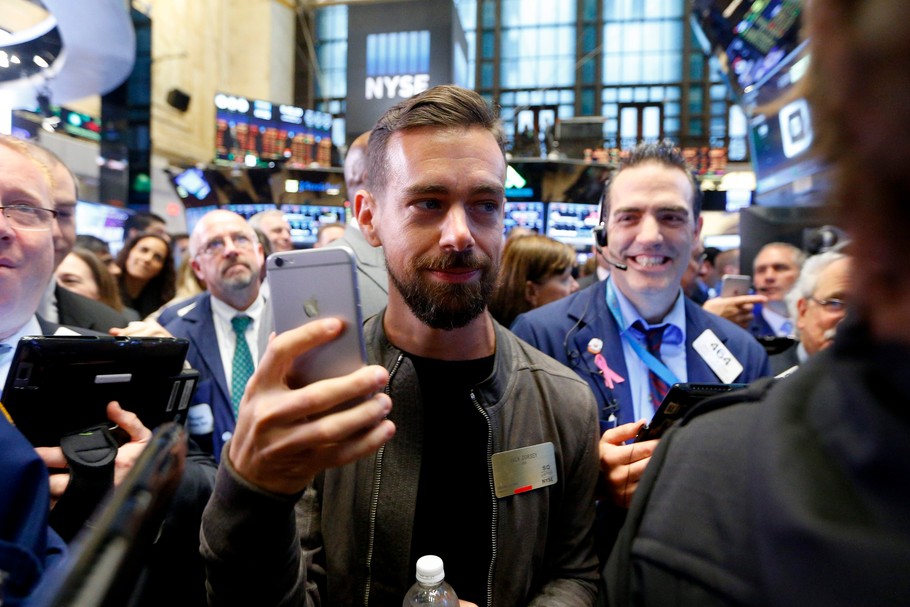 Jack Dorsey, założyciel Twitter Inc. i Square Inc., zdj. z 2015 roku