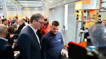 Vučić obilazi završne radove na logističko - industrijskom parku "CTPark" u Nišu
