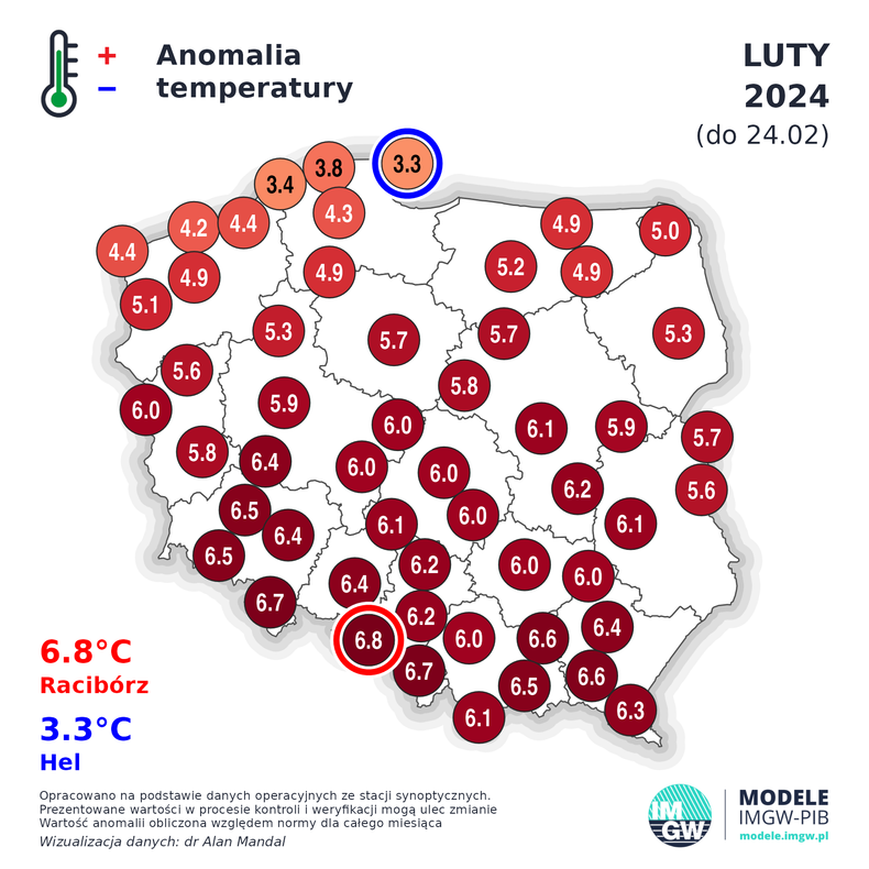 Mamy najcieplejszy luty od końca XVIII w.