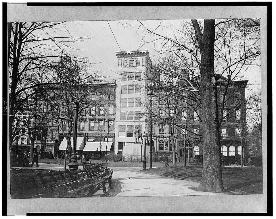 Madison Square. Zdjęcie z ok. 1890 roku