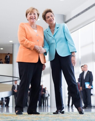 Dilma Rousseff i Angela Merkel