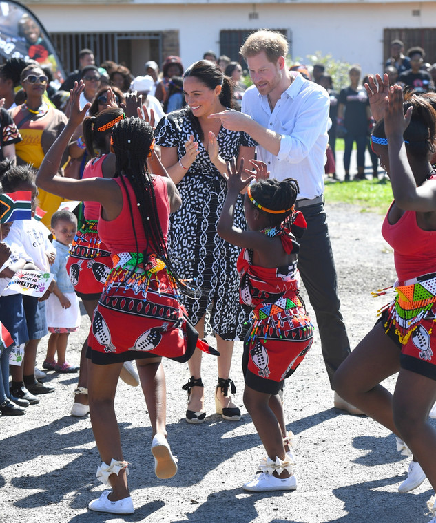 Meghan i Harry w Afryce