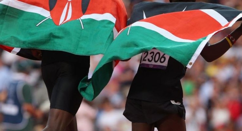 Kenyan athletes.