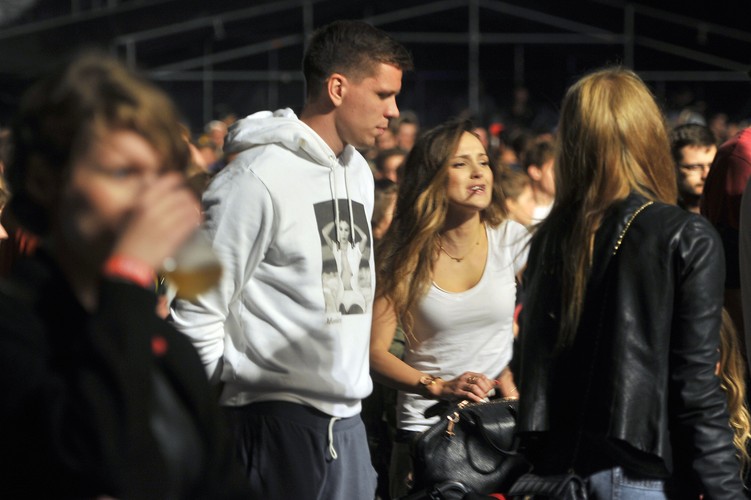 Wojciech Szczęsny i Marina Łuczenko razem na festiwalu Opener