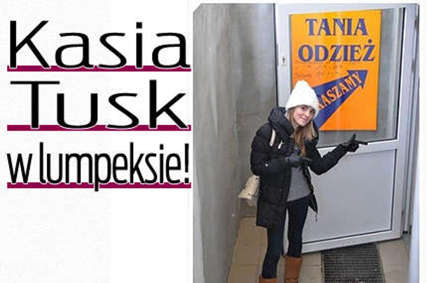 Kasia Tusk w lumpeksie