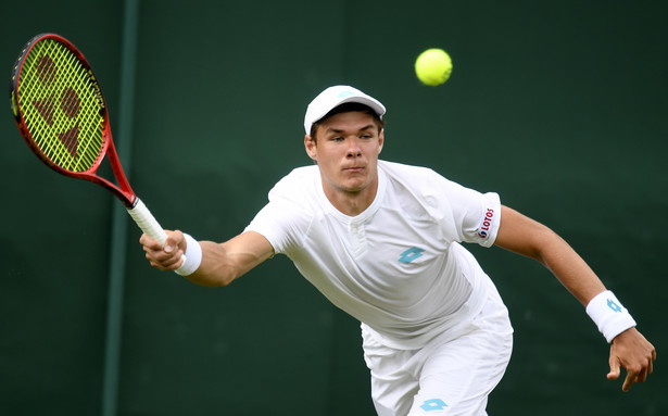 Majchrzak przegrał w swoim debiucie na Wimbledonie