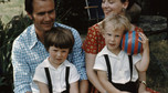 Małgorzata II i książę Henryk z dziećmi: Fryderykiem i Joachimem