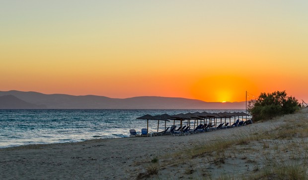 Plaka plaža na ostrvu Naxos