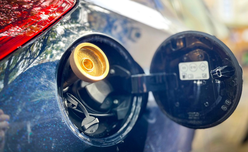 Samochód z instalacją LPG