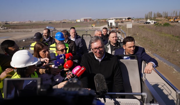 Aleksandar Vučić Ekspo gradilište