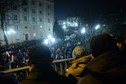 WARSZAWA DEMONSTRACJA PRZED SEJMEM (protest przed Sejmem od strony ul. Górnośląskiej)