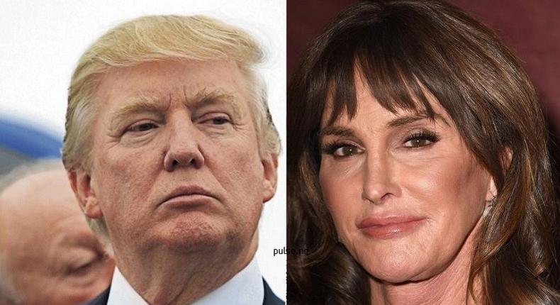 Donald Trump and Caitlyn Jenner