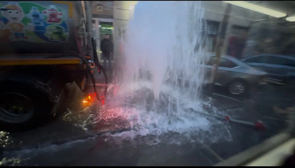 Gejzir u Bulevaru despota Stefana