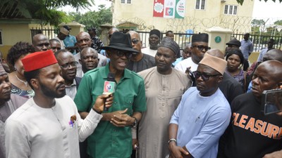 Abure, other suspended Labour Party leaders back in office. [Twitter:Labour Party]