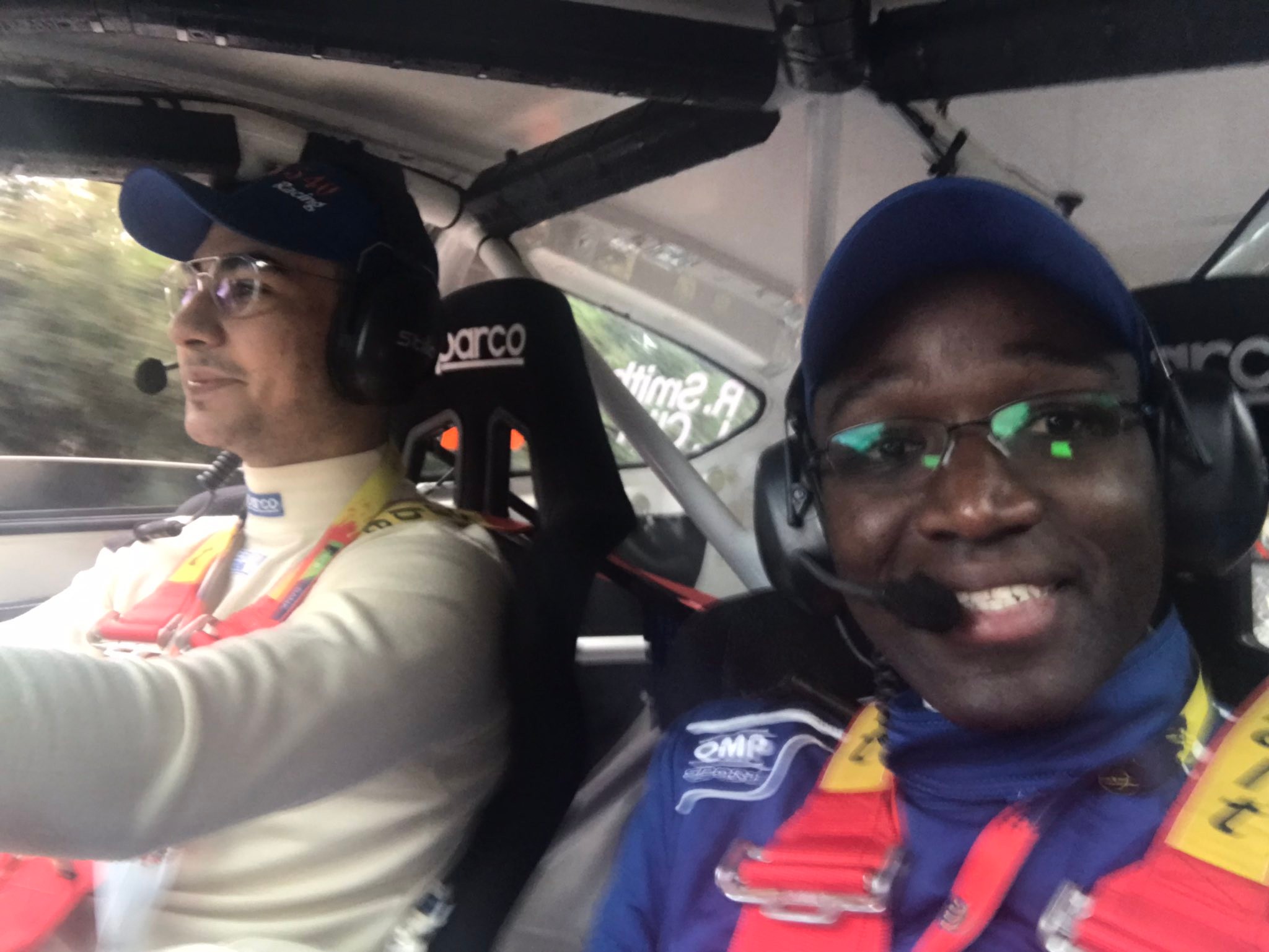 Rio Smith and his Co-Driver Laban Cliff 