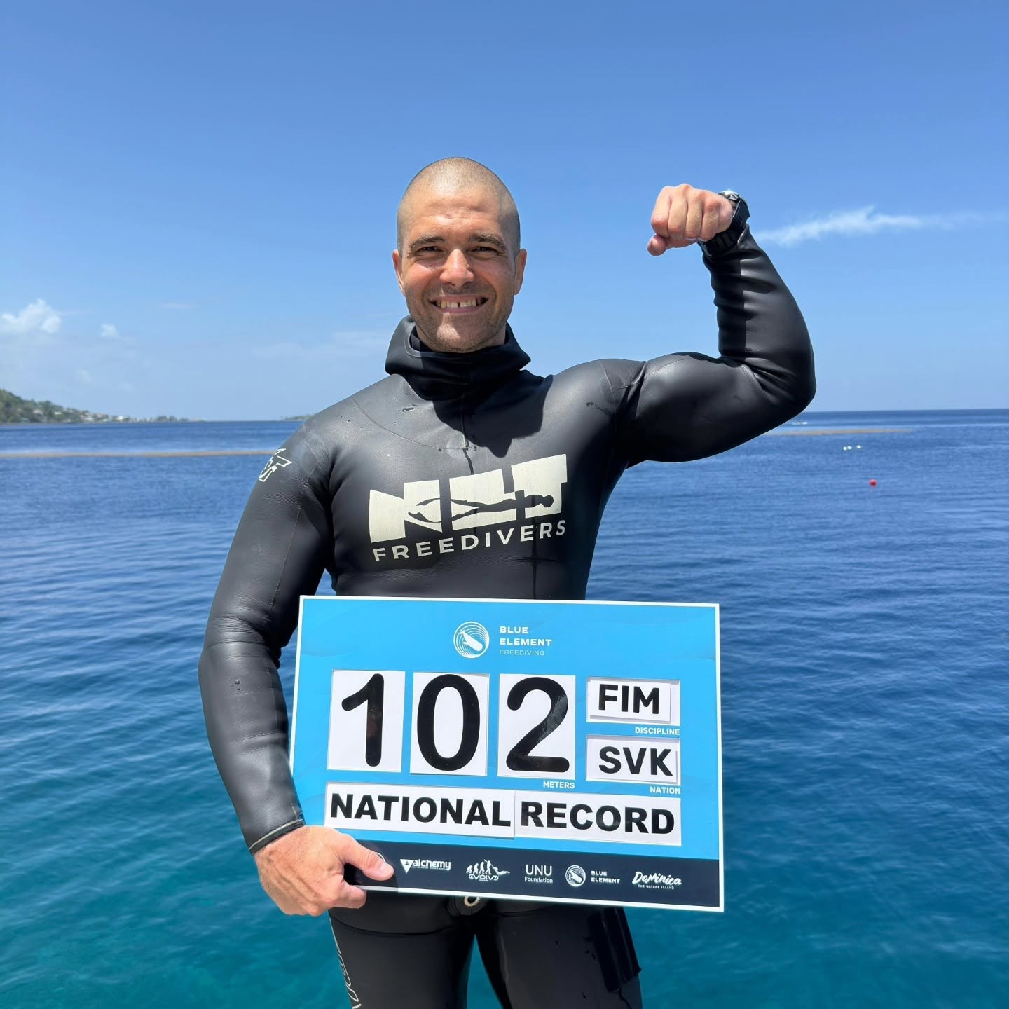 Freediver Martin Ruman.