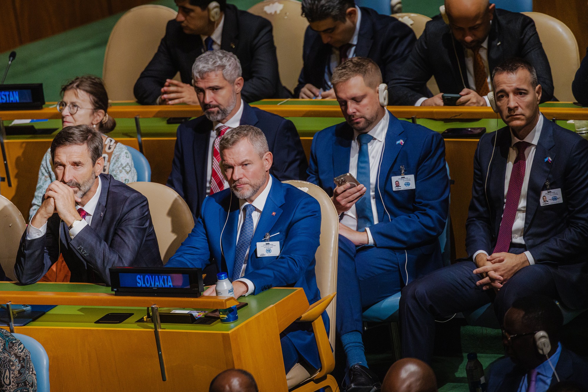 Peter Pellegrini na 81. Valnom zhromaždení OSN v New Yorku. 