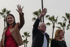 Bernie Sanders i Alexandria Ocasio Cortez, twarze amerykańskiej lewizy  