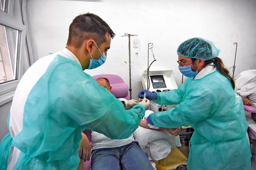 Sama procedura davanja plazme traje oko 40 do 60 minuta