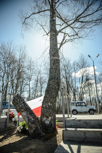 Miejsce katastrofy smoleńskiej 5 lat później