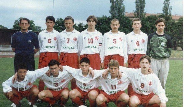 Stara fotografija sa treninga Nemanje Vidića 