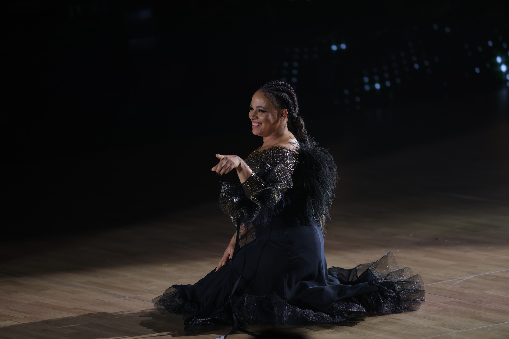 Speváčka Tina počas Let’s Dance turné v Košiciach.