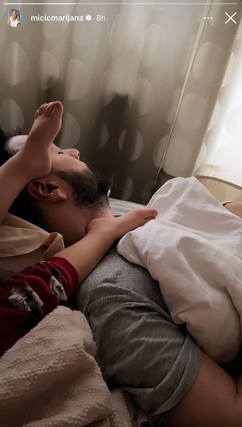 Marijana Mićić sa mužem