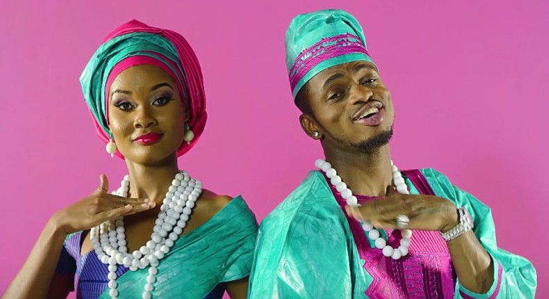 Hamisa Mobetto and Diamond Platnumz in the 'Salome' video