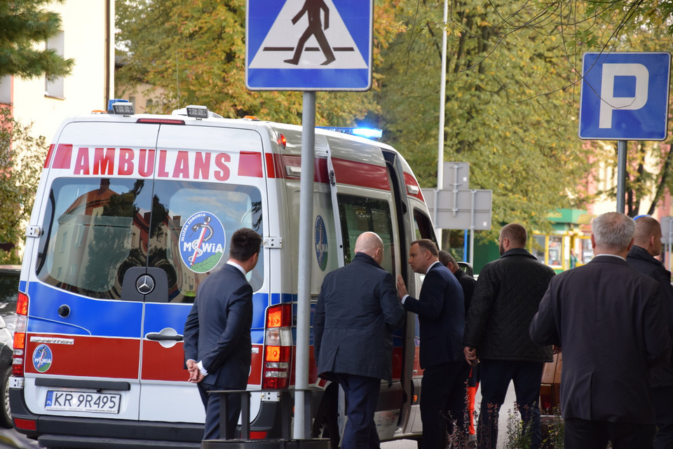 Wypadek w Oświęcimiu. Samochód z kolumny prezydenta potrącił dziecko