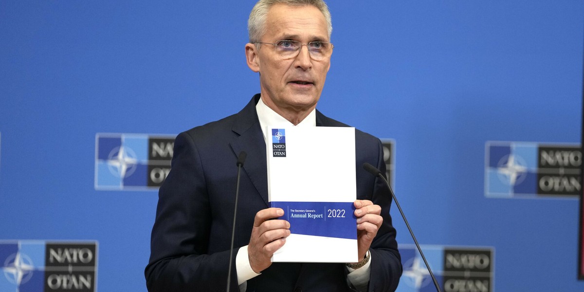 Sekretarz generalny NATO Jens Stoltenberg.