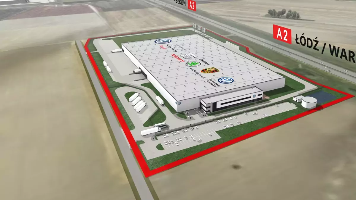 3 hektary pod dachem - nowe centrum logistyczne VW w Polsce