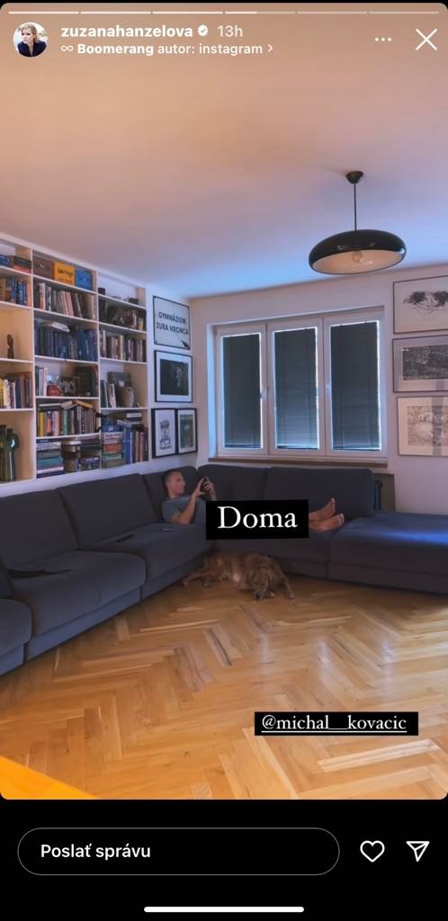Kovačič Hanzelová si manžela vyzdvihla na letisku.
