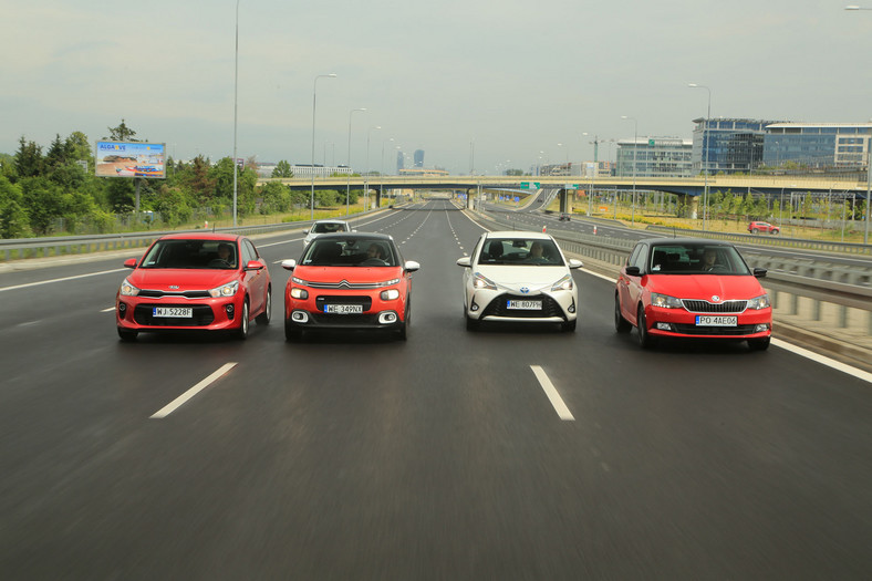 Który miejski samochód warto kupić? Kia Rio kontra Citroen C3, Skoda Fabia i Toyota Yaris