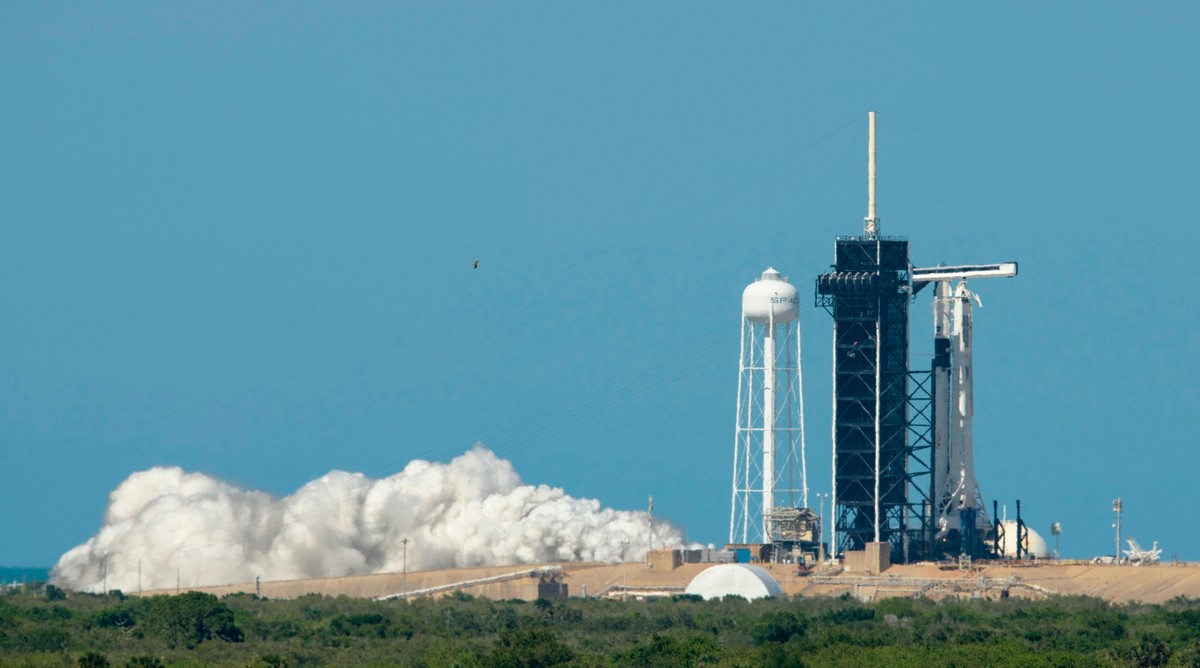 Przygotowania do startu Space-X