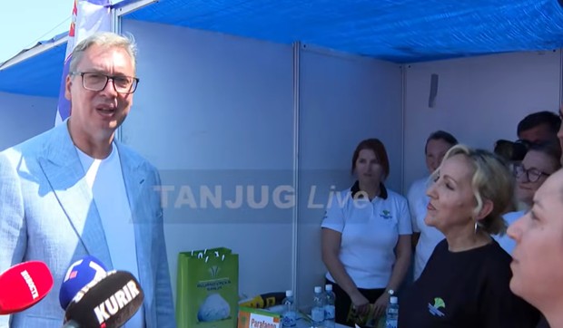 Aleksandar Vučić stigao u Lopardince