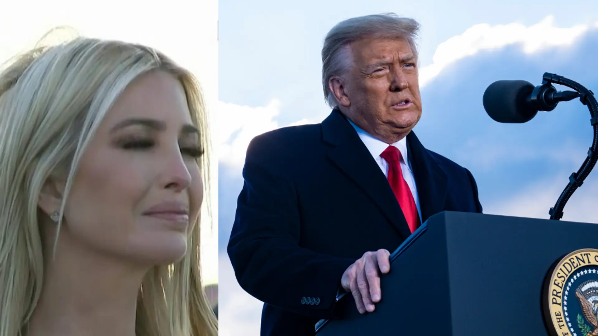 Ivanka Trump płacze na ostatnim przemówieniu ojca. Jest nagranie