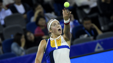 WTA w Wuhan: Jelena Ostapenko wyeliminowała Garbinę Muguruzę