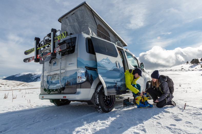 Nissan eNV200 Winter Camper koncepcyjny kamper z