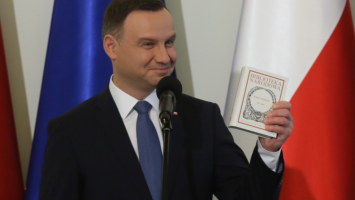 Duda ogłosił lekturę Narodowego Czytania. "Wysłuchajmy rozmów o Polsce"