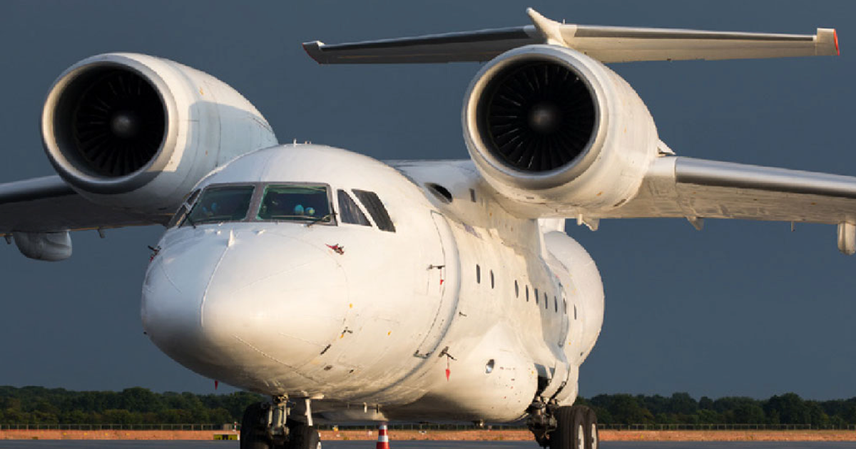Ukrainische Antonov An-74 fliegt nach vielen Jahren am Boden wieder ...