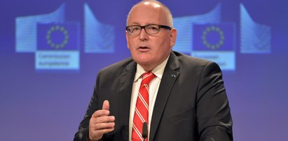 Zamieszanie w Parlamencie Europejskim. Co powiedział Frans Timmermans?