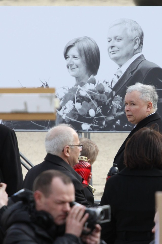 Jarosław Kaczyński przed Pałacem Prezydenckim, fot. Iza Procyk-Lewandowska