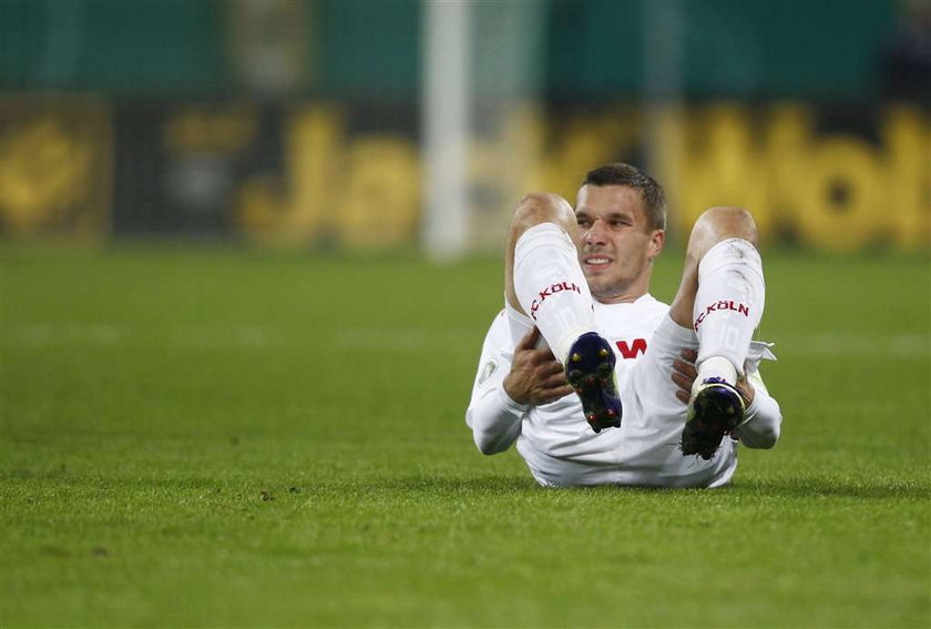 Podolski skasował samochód