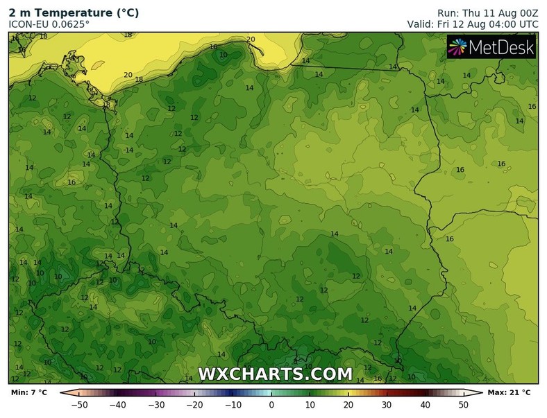 Temperatura będzie umiarkowana