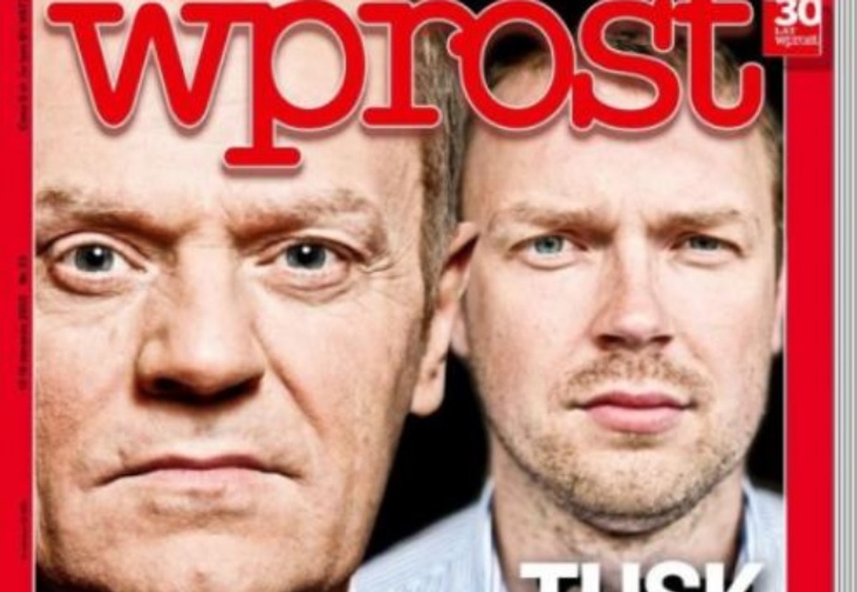 Okładka tygodnika "Wprost"