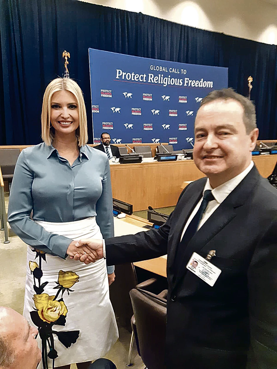 Ivica Dačić sastao se s Ivankom Tramp, ćerkom američkog predsednika